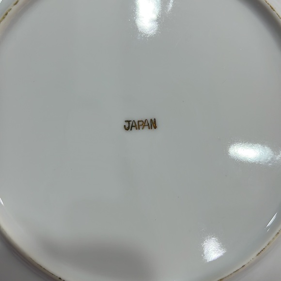 Vintage fruit plates set of 6 , made in Japan , 3 different pictures. - Picture 5 of 7